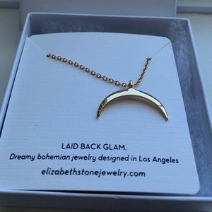 Elizabeth Stone Moon Necklace- BRAND NEW